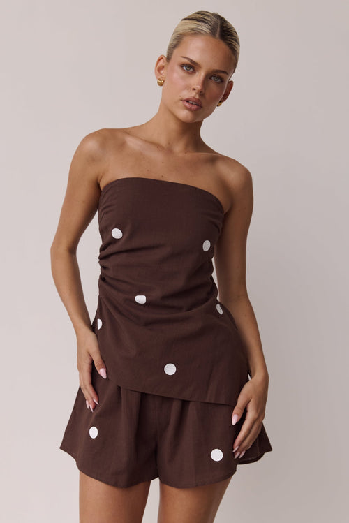 Stacey Set (Chocolate Polka)