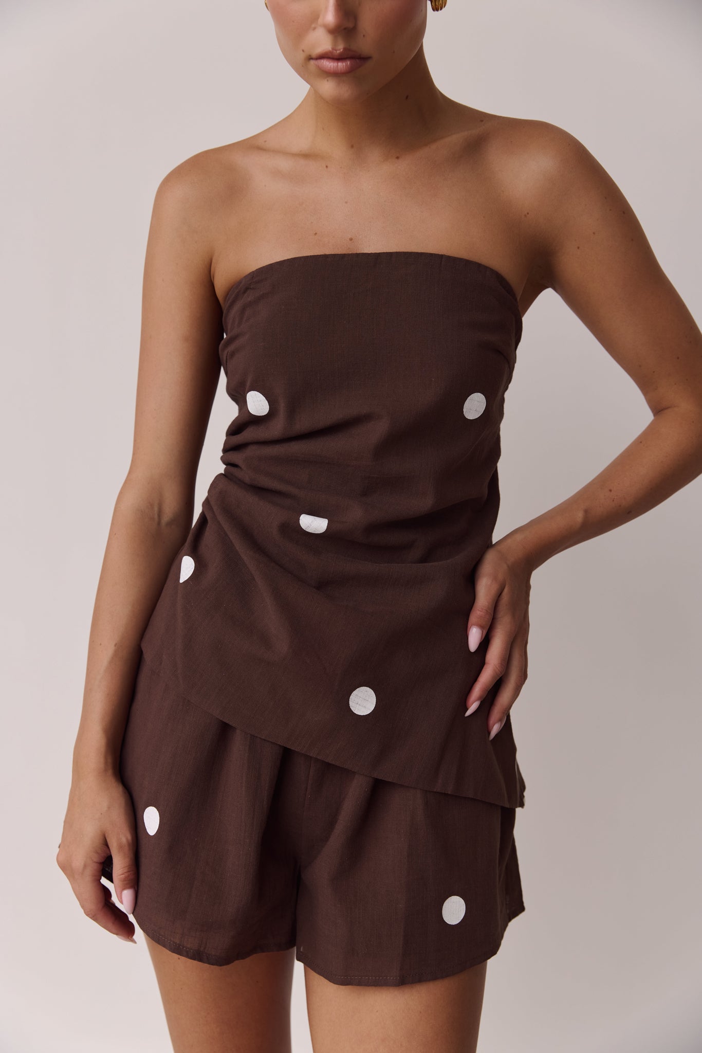 Stacey Set (Chocolate Polka)