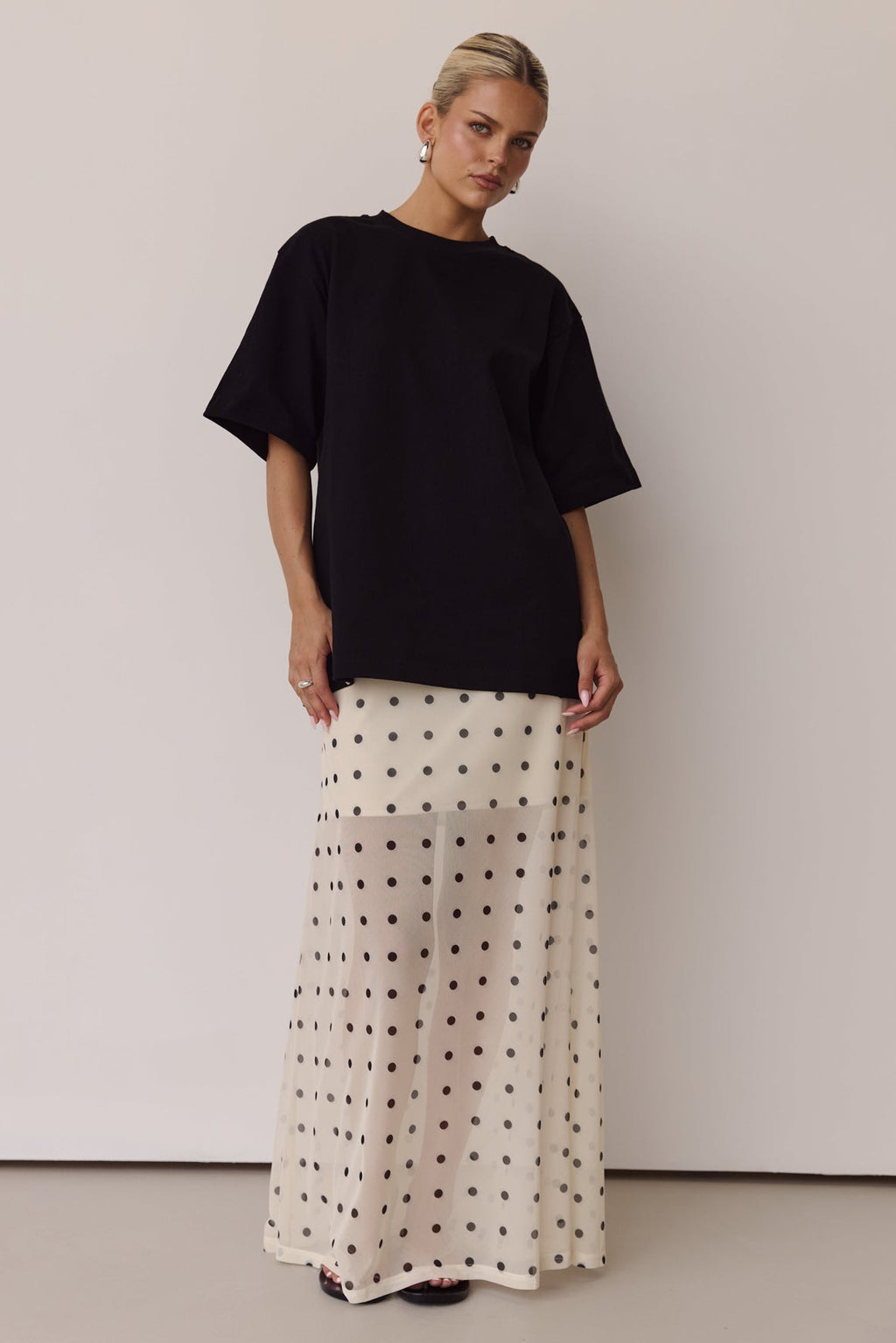 Leni Maxi Skirt (Cream)