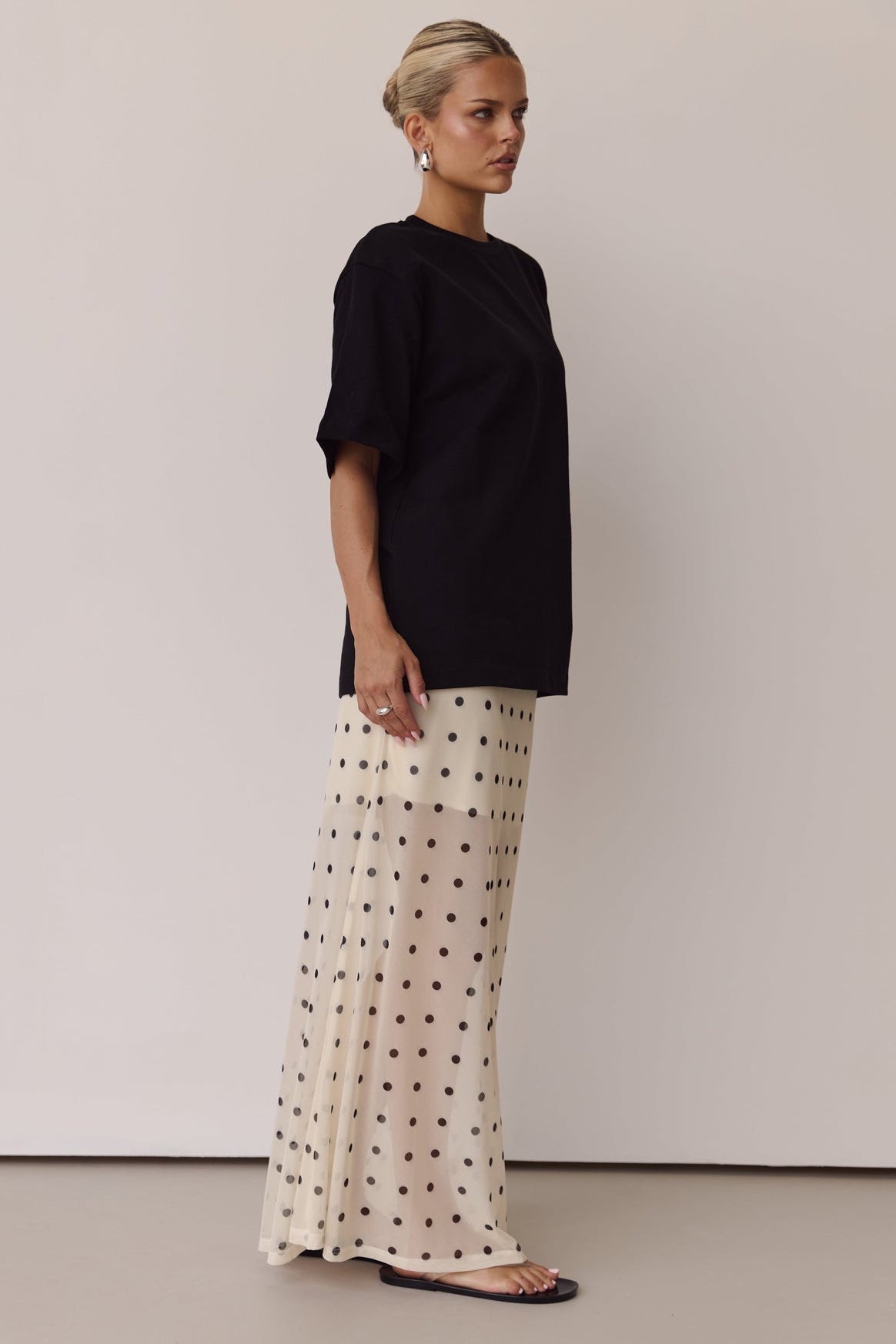 Leni Maxi Skirt (Cream)