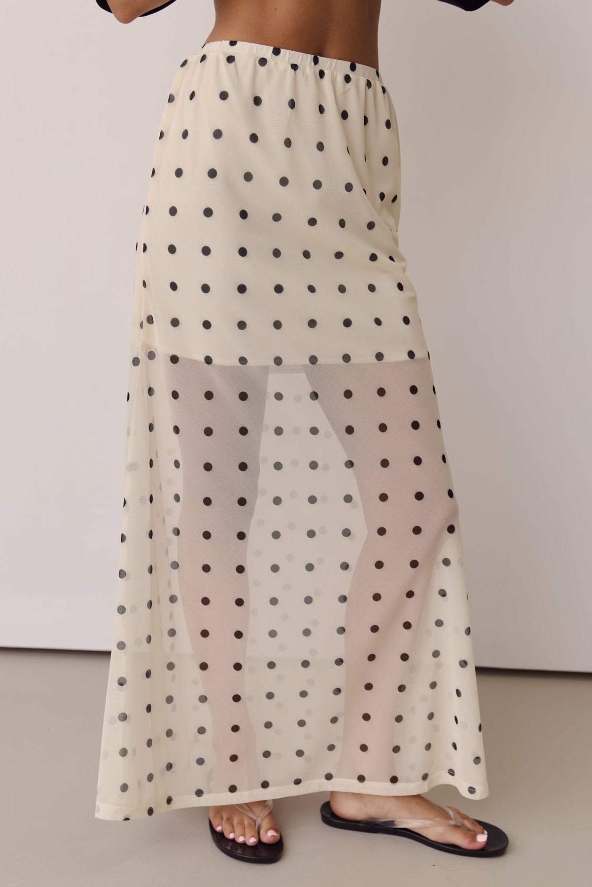 Leni Maxi Skirt (Cream)