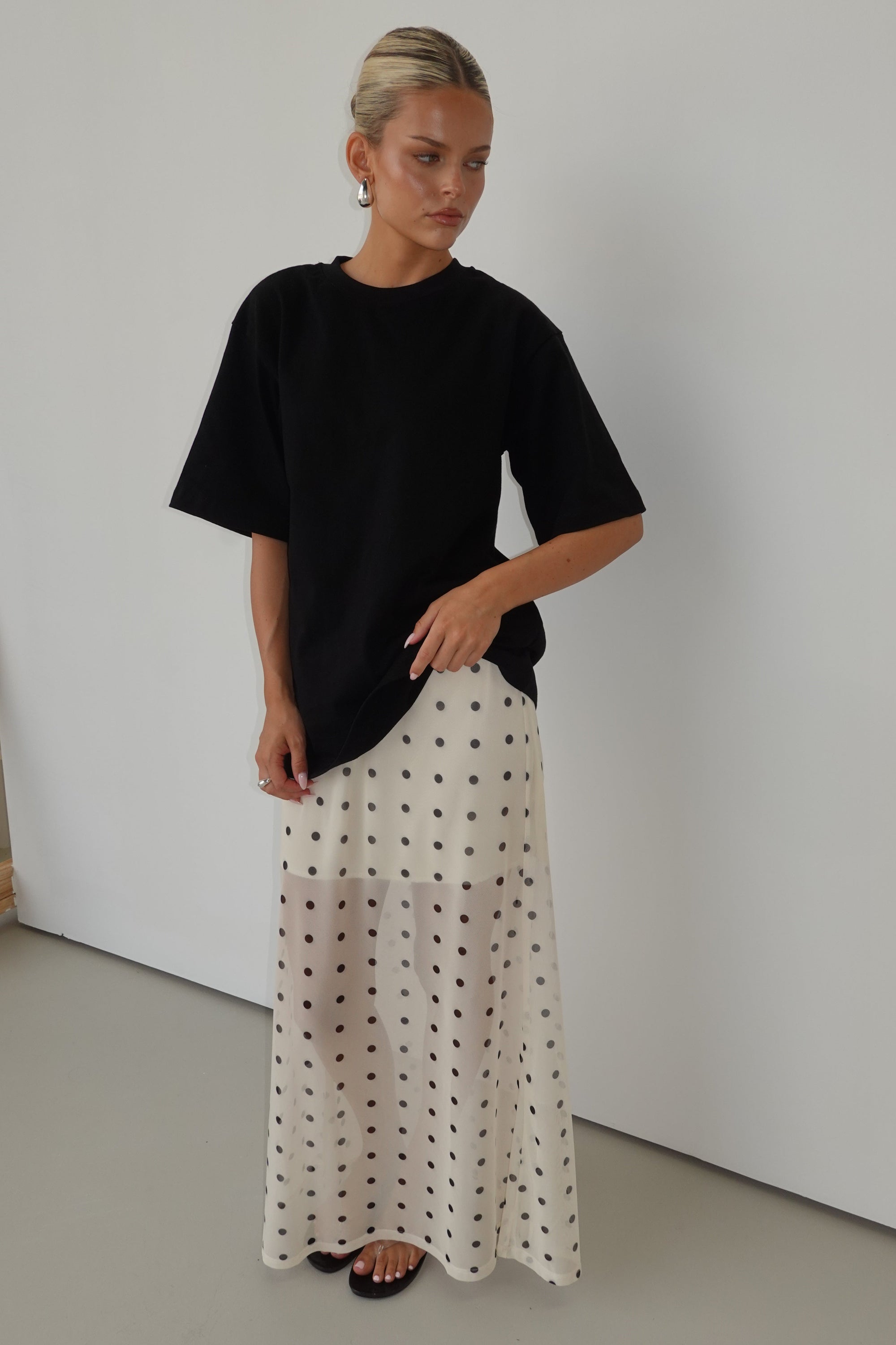 Leni Maxi Skirt (Cream)