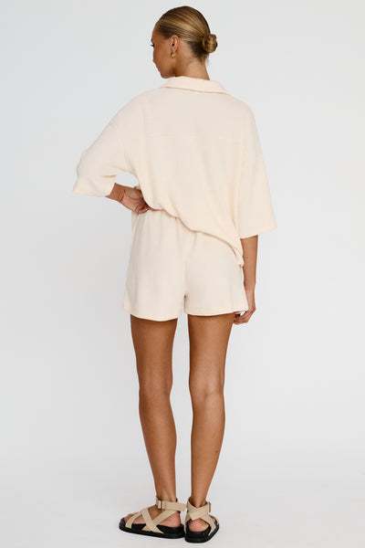 Goldie Knit Shorts (Cream)