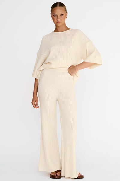 Ellison Knit Pant (Cream)