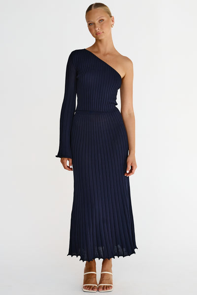 Harlen Knit Top (Navy)
