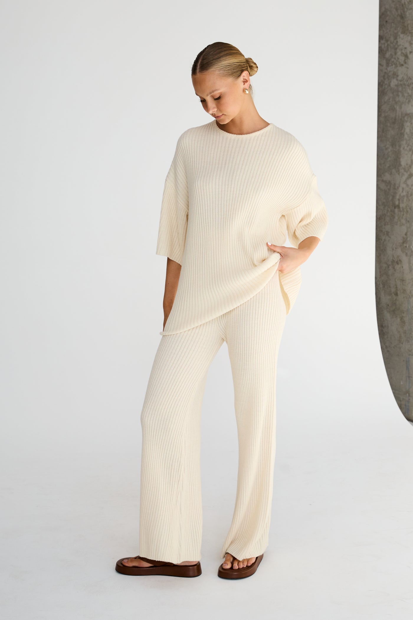 Ellison Knit Top (Cream)