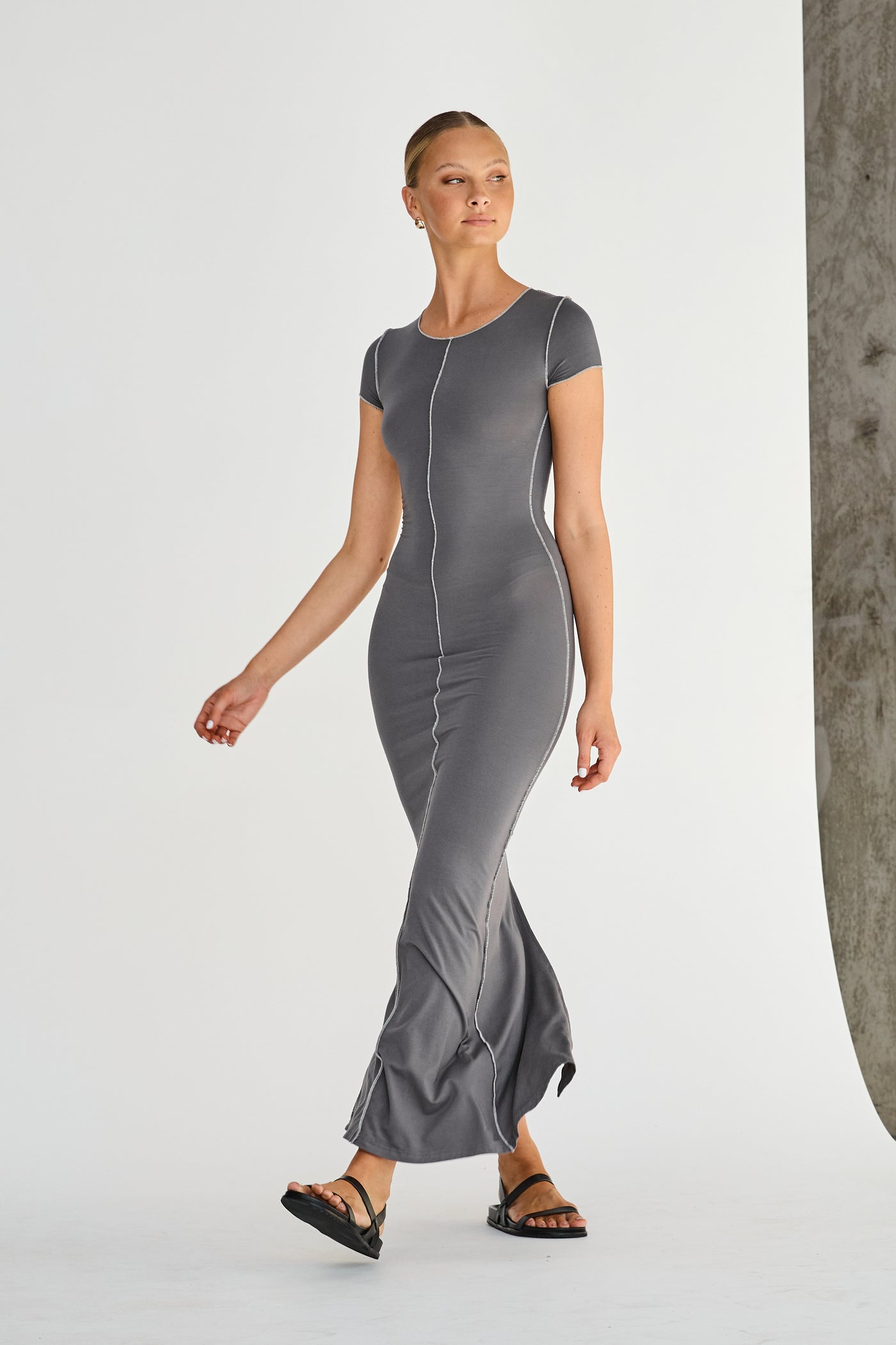 Arden Maxi Dress (Grey)