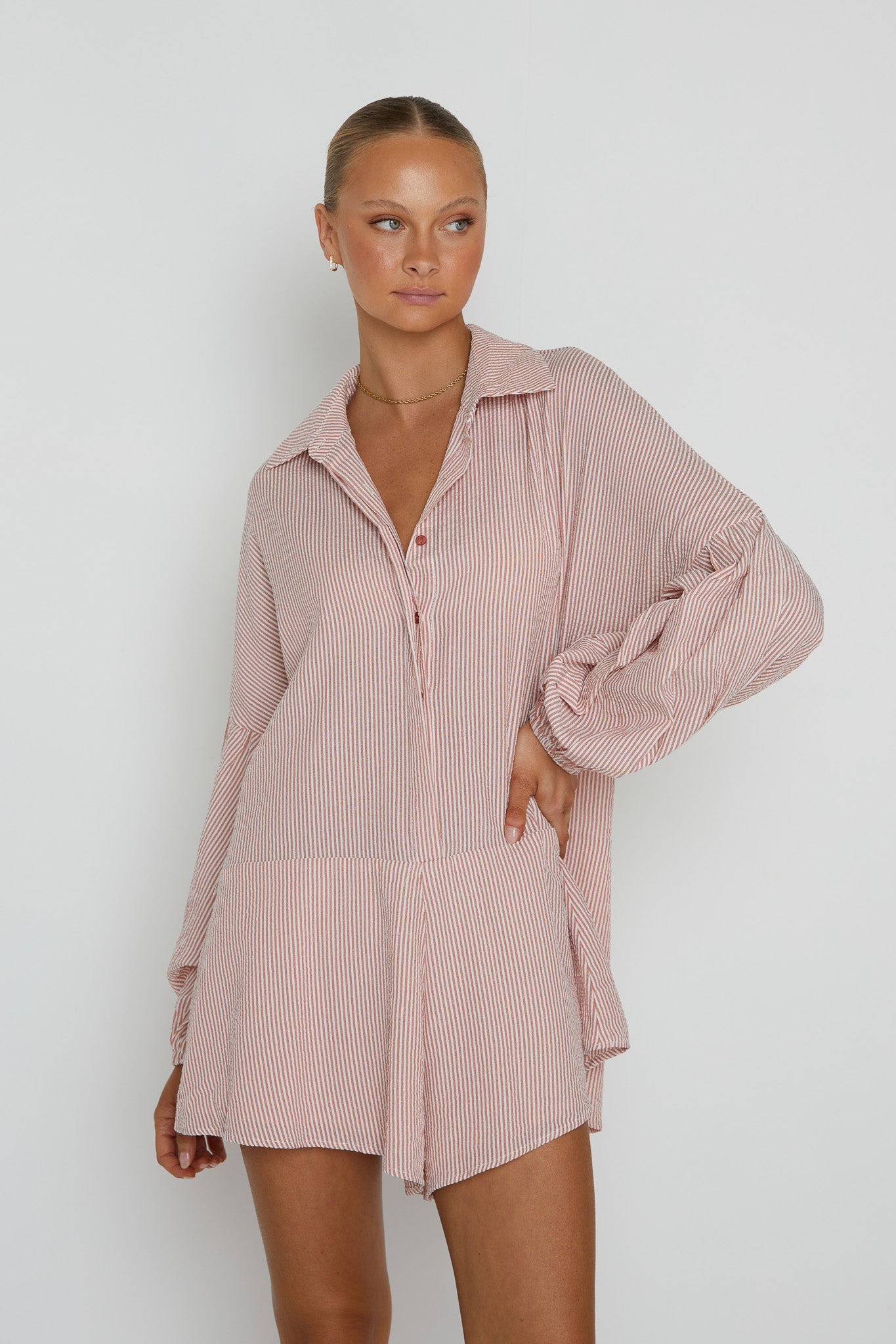 Bridgie Playsuit (Pink)