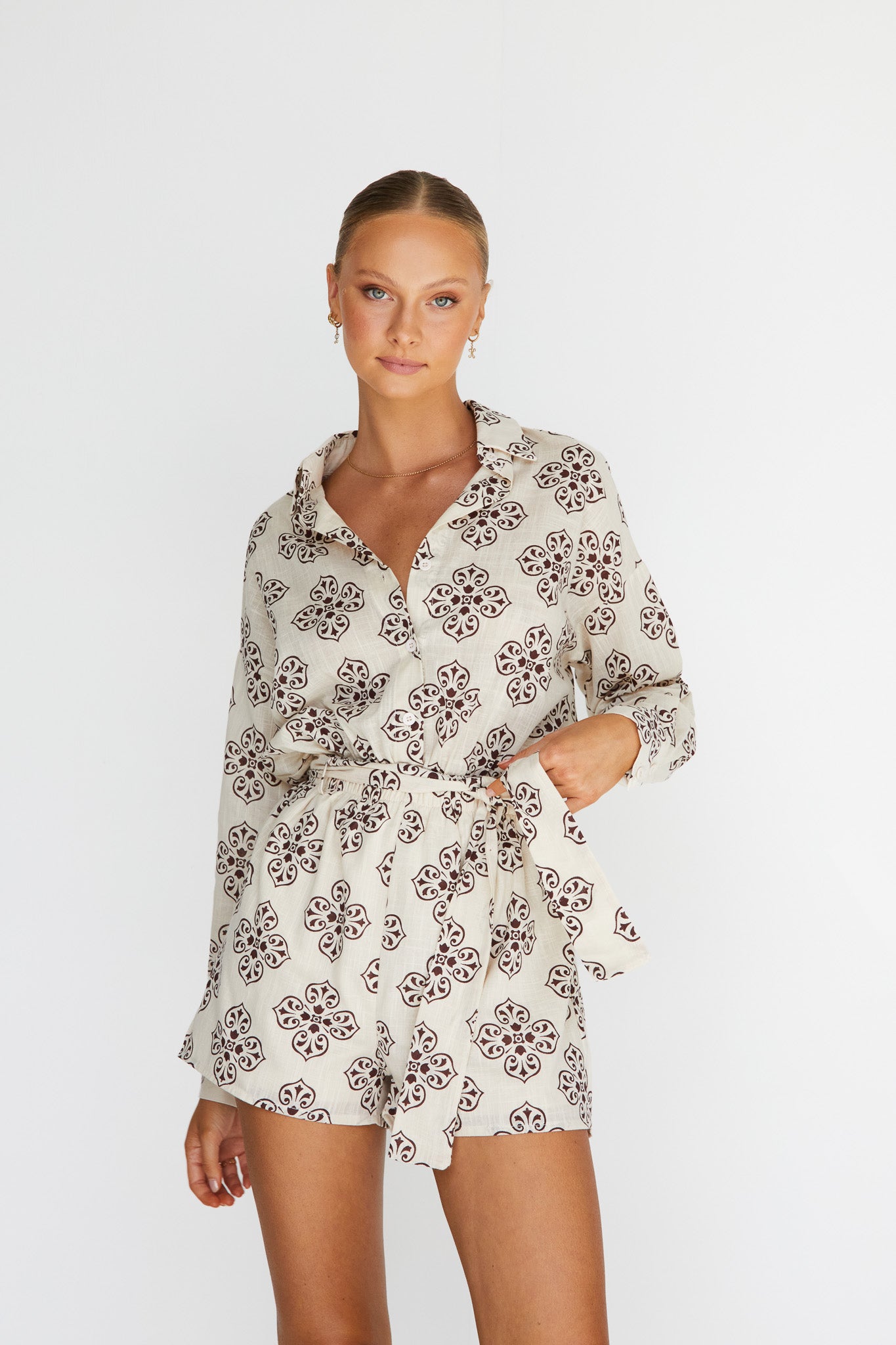 Raine Playsuit (Cream)