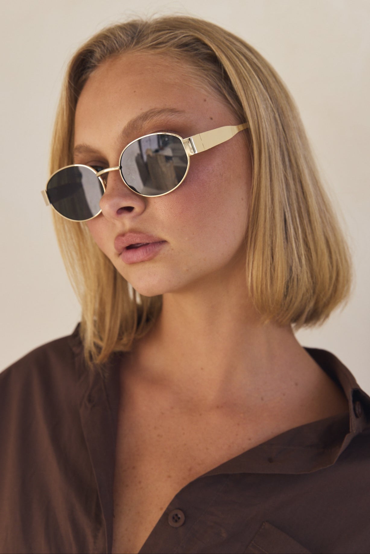 Anastasia Sunglasses (Gold)
