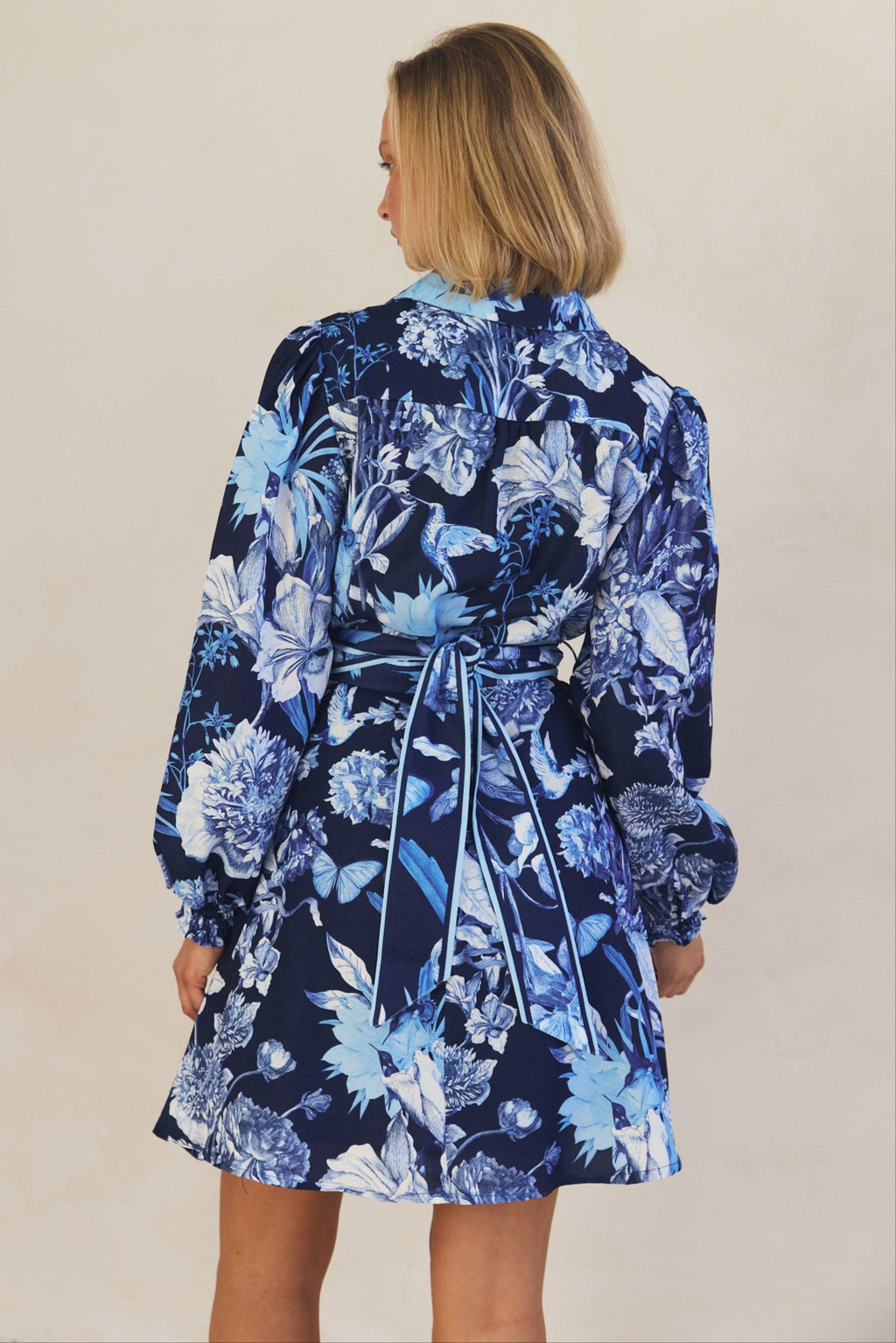 Azure Mini Dress (Navy)