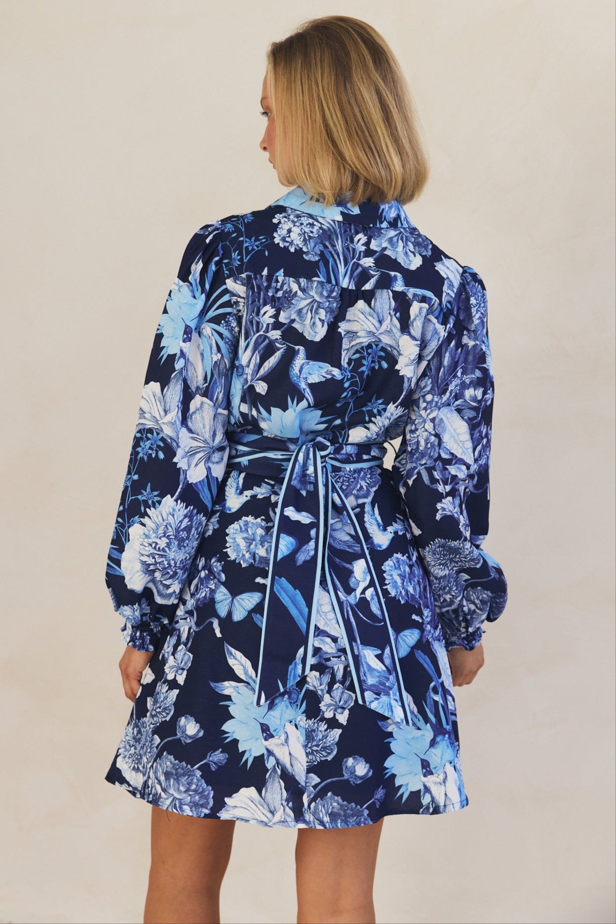 Azure Mini Dress (Navy)