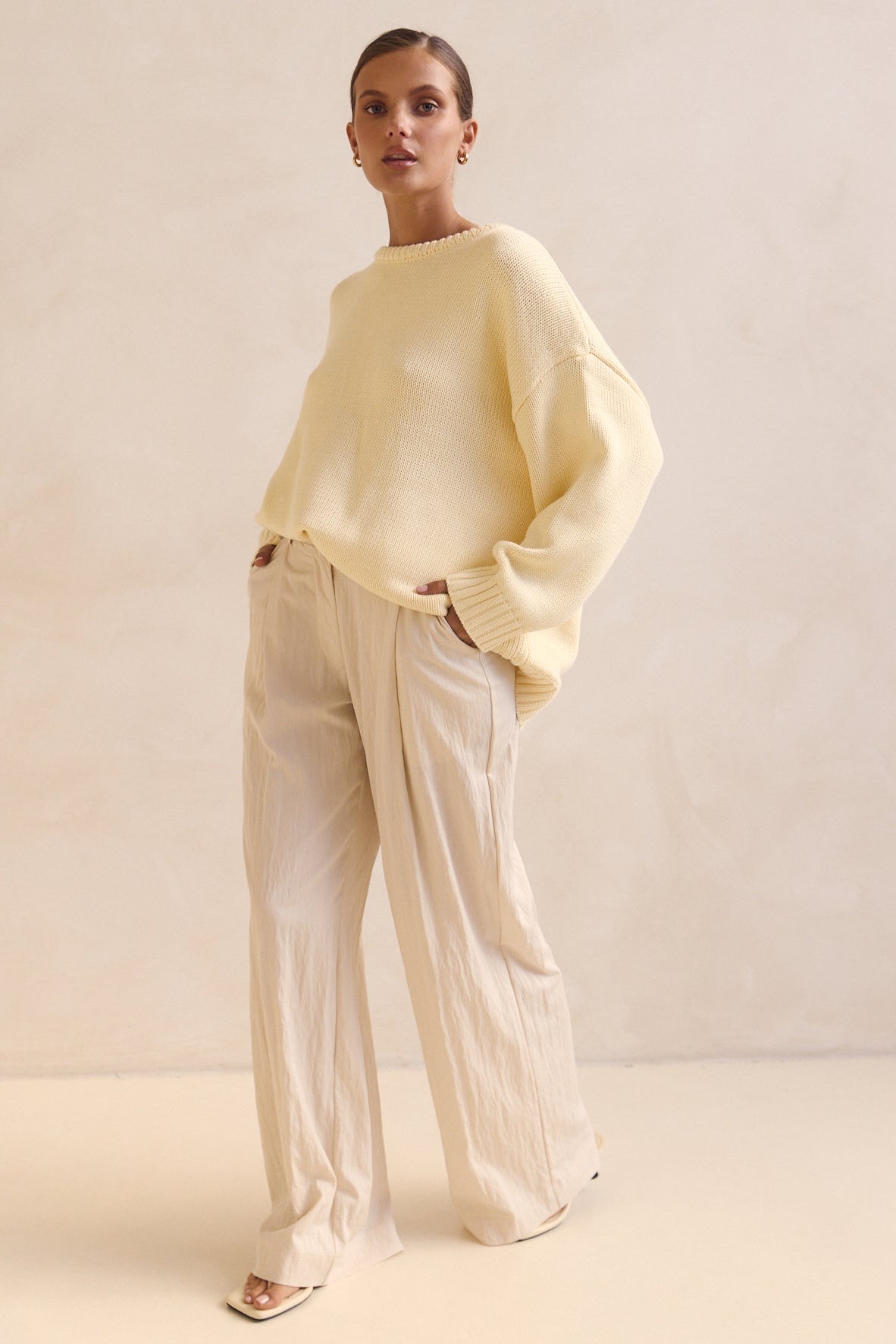 Odette Pant (Beige)