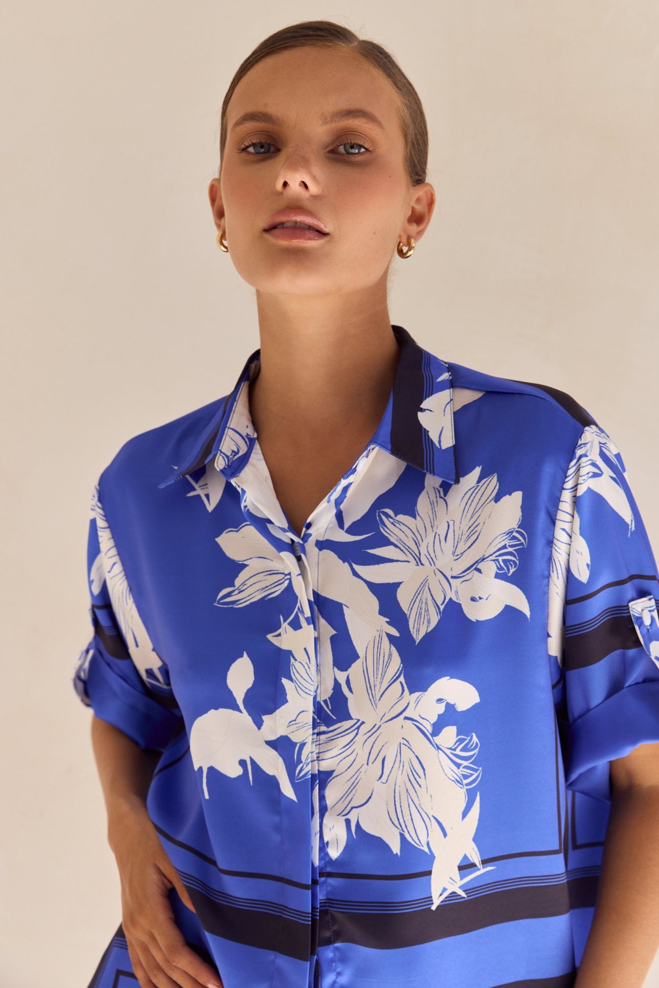 Aria Shirt (Cobalt Blue)