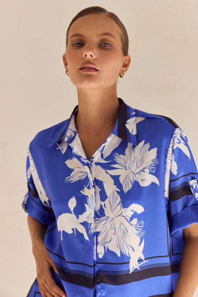 Aria Shirt (Cobalt Blue)