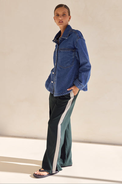 Indigo Denim Shirt (Blue)