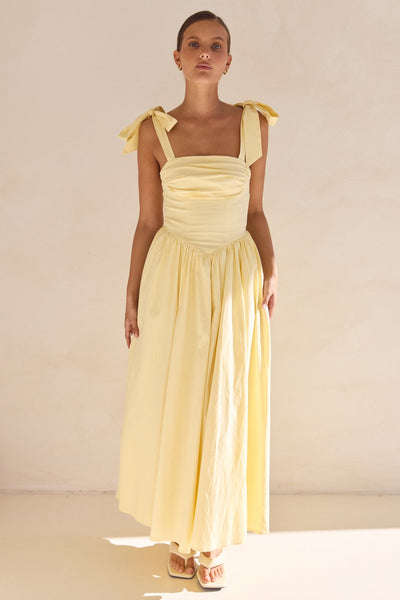 Dakota Maxi Dress (Yellow)