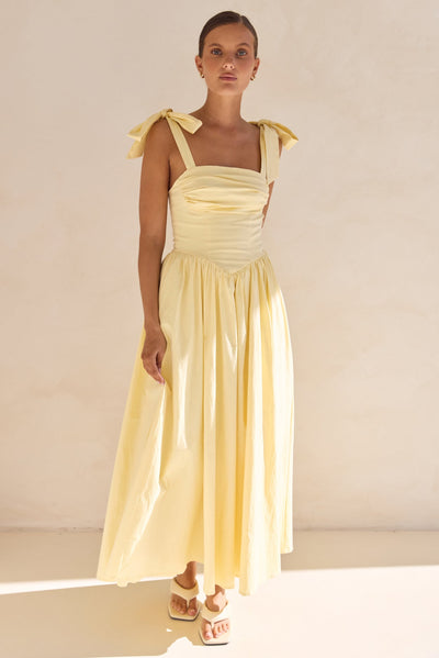 Dakota Maxi Dress (Yellow)