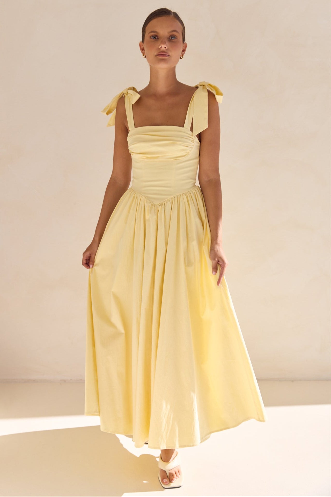 Dakota Maxi Dress (Yellow)