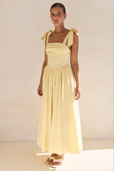 Dakota Maxi Dress (Yellow)
