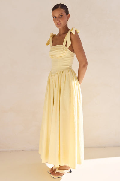 Dakota Maxi Dress (Yellow)