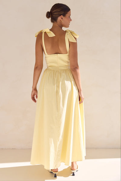 Dakota Maxi Dress (Yellow)