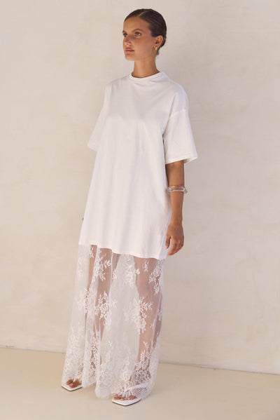 Ophelia Maxi Dress (White)