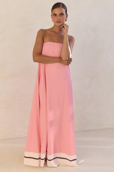Siena Maxi Dress (Pink)