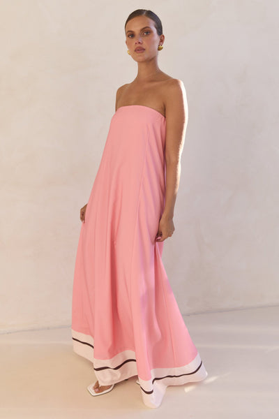 Siena Maxi Dress (Pink)