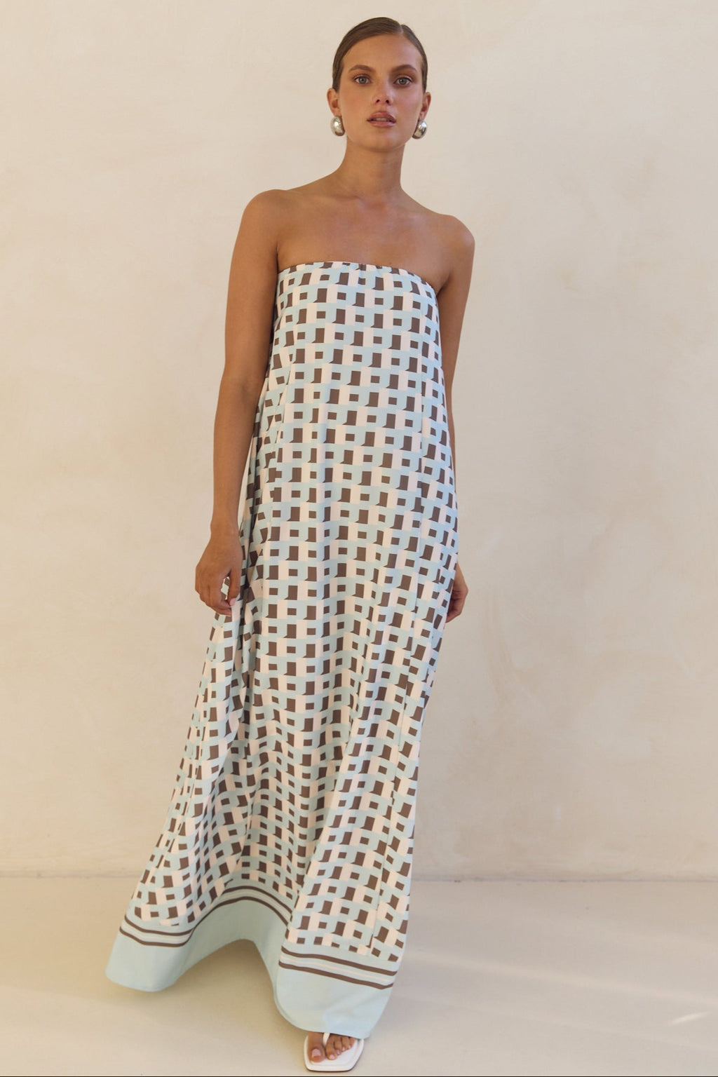 Siena Maxi Dress (Aqua)