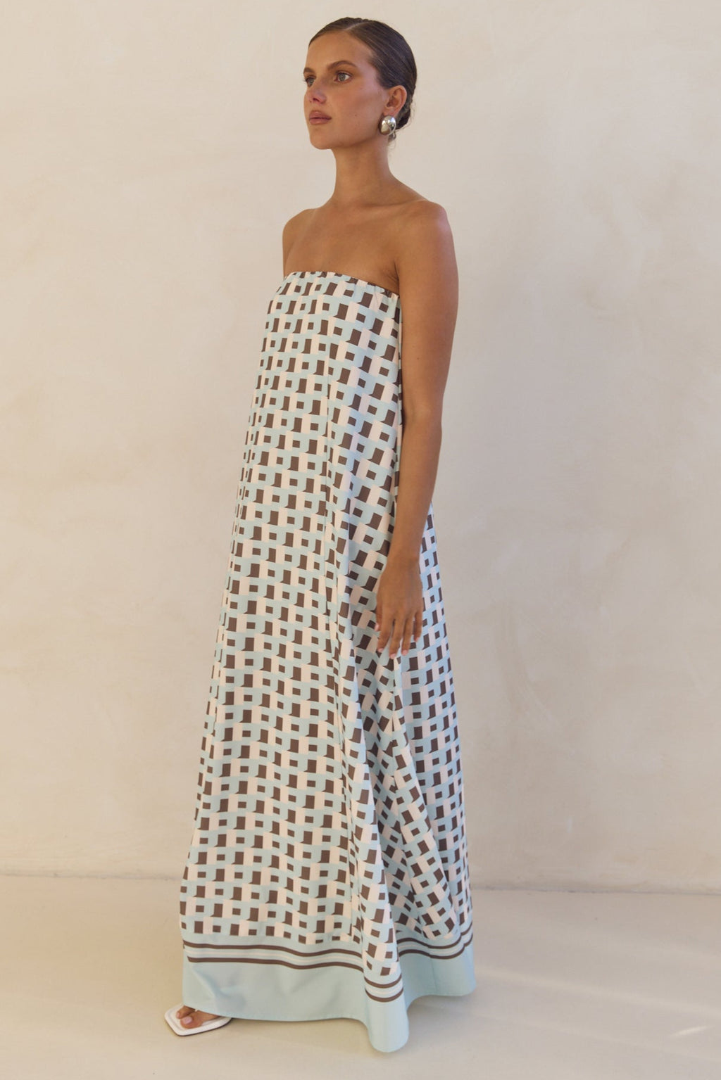 Siena Maxi Dress (Aqua)