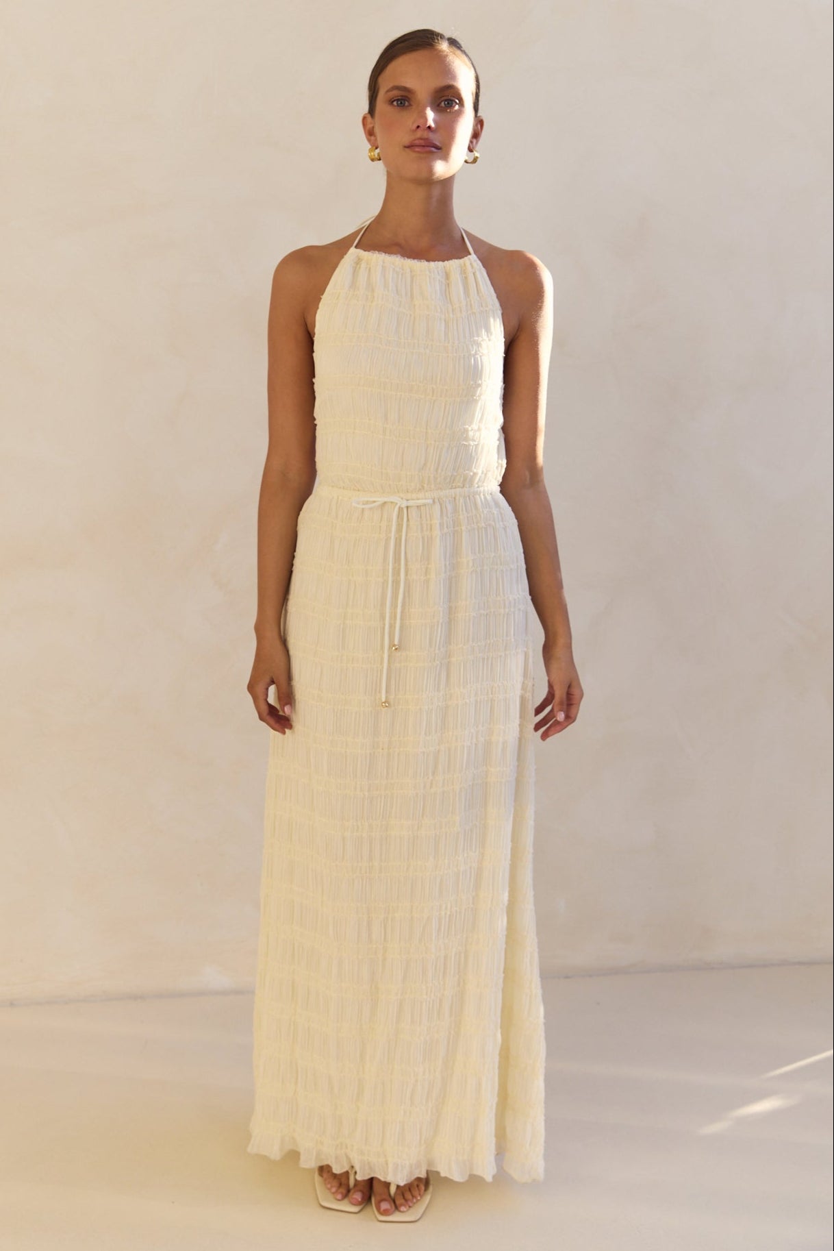 Lilibet Maxi Dress (Cream)