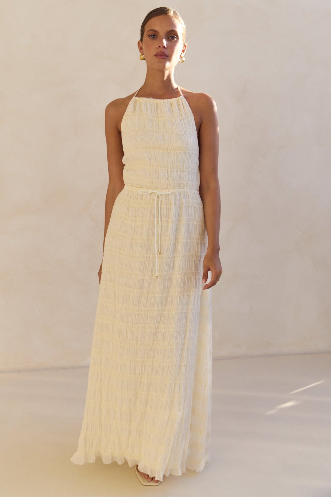 Lilibet Maxi Dress (Cream)