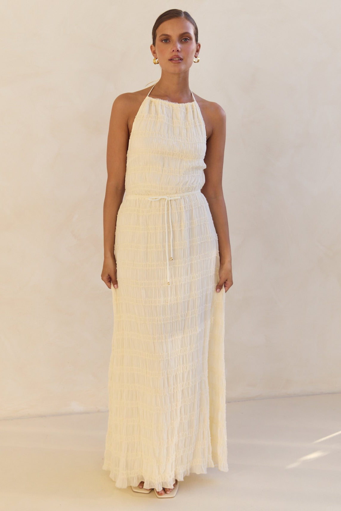 Lilibet Maxi Dress (Cream)