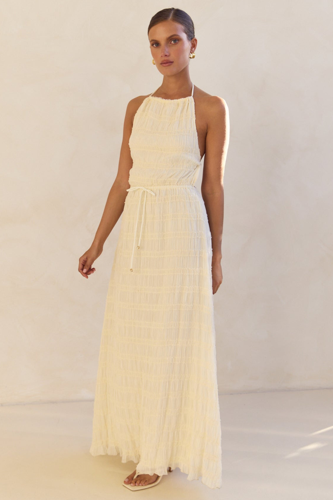 Lilibet Maxi Dress (Cream)