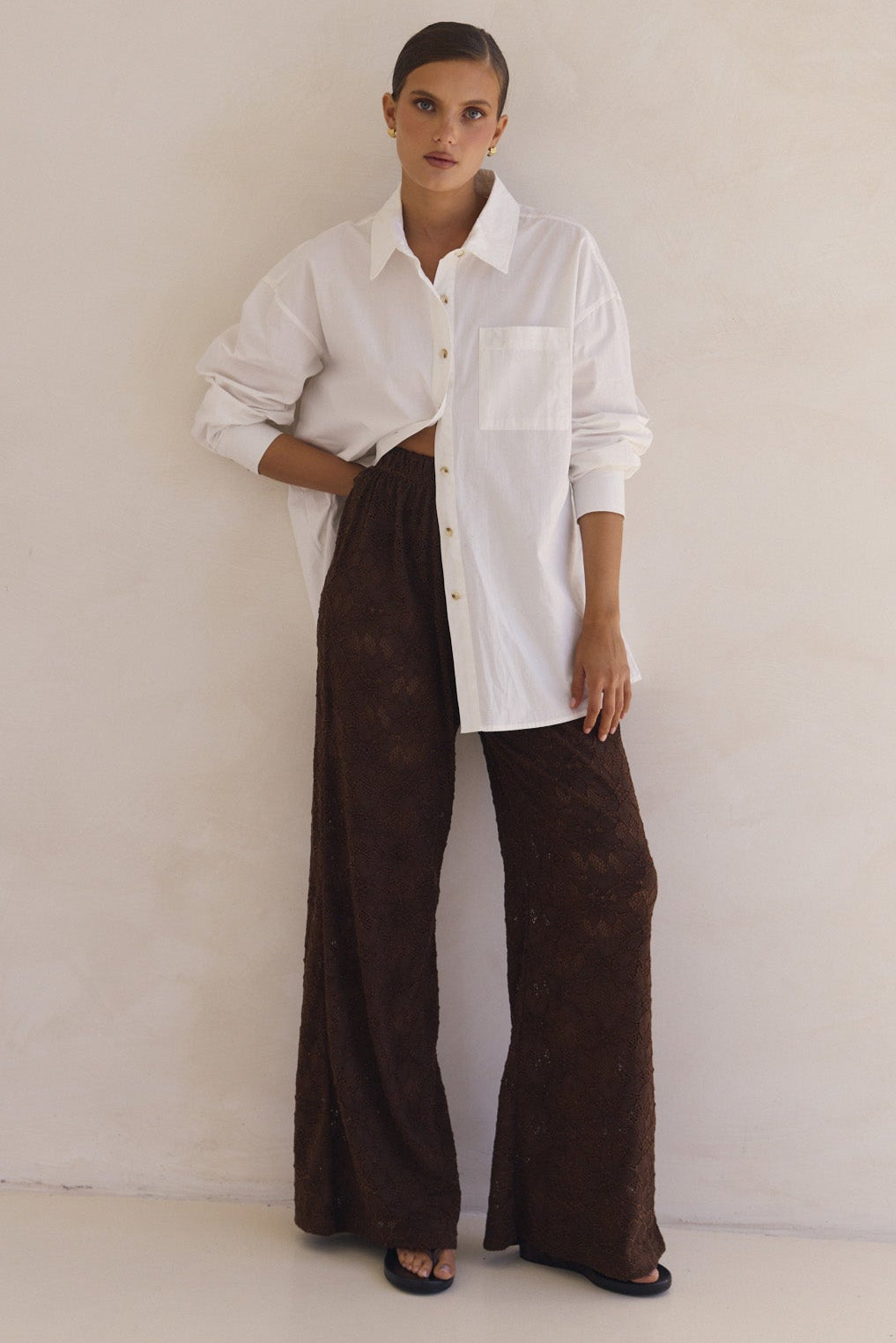 Odette Oversized Shirt (White)