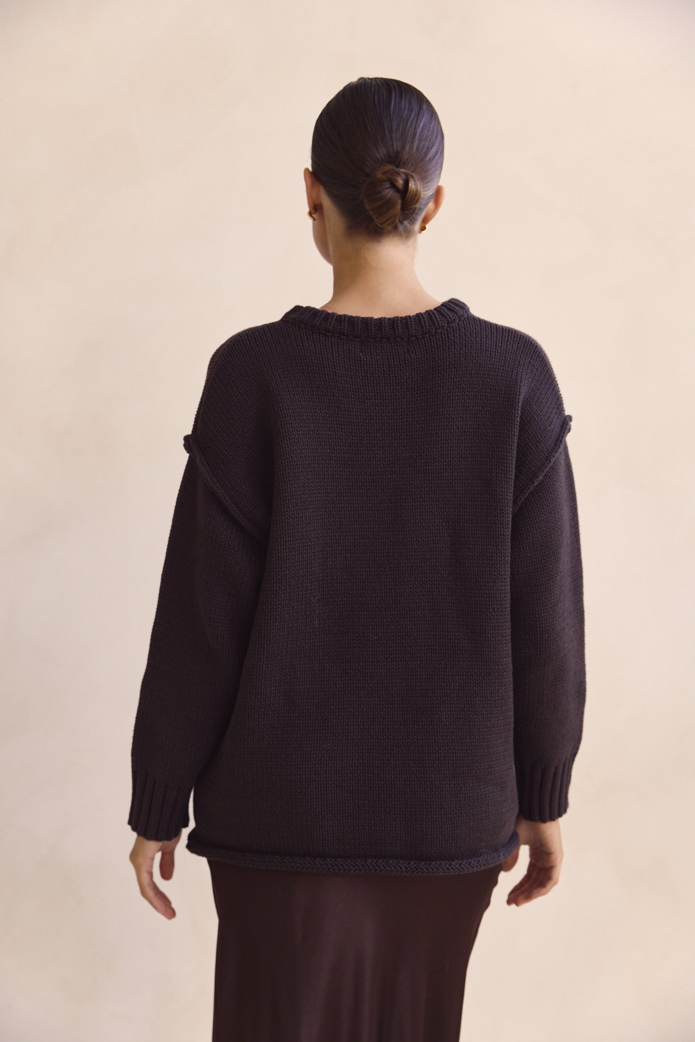 Willow Knit Jumper (Chocolate)