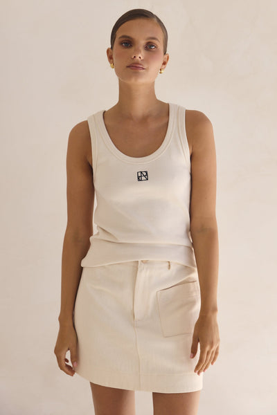 Lexi Signature Tank (Cream)
