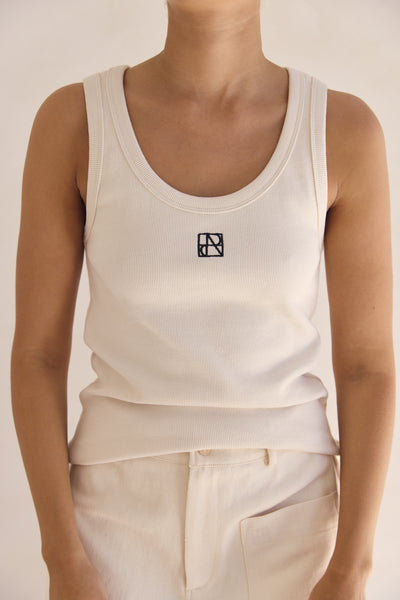 Lexi Signature Tank (Cream)