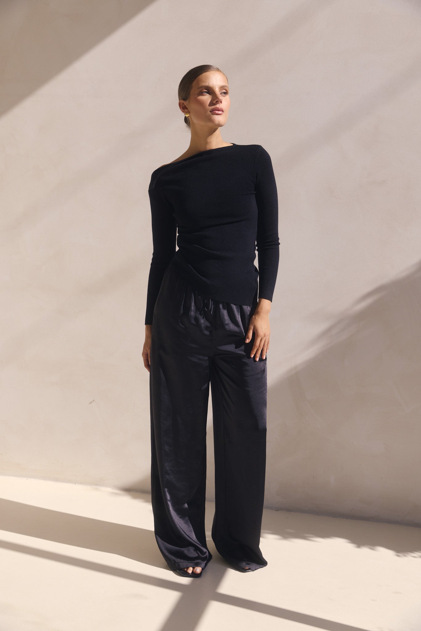 Tanya Knit Top (Black)