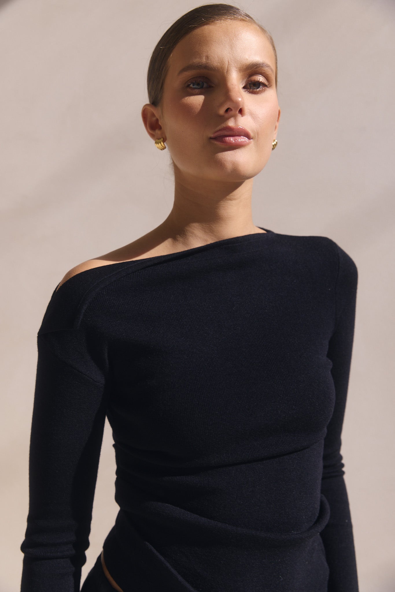 Tanya Knit Top (Black)
