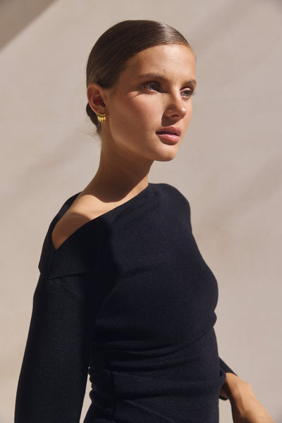 Tanya Knit Top (Black)