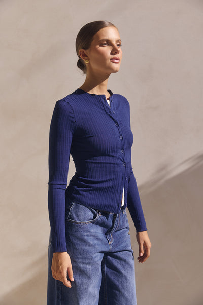 Ariya Cardigan (Navy)