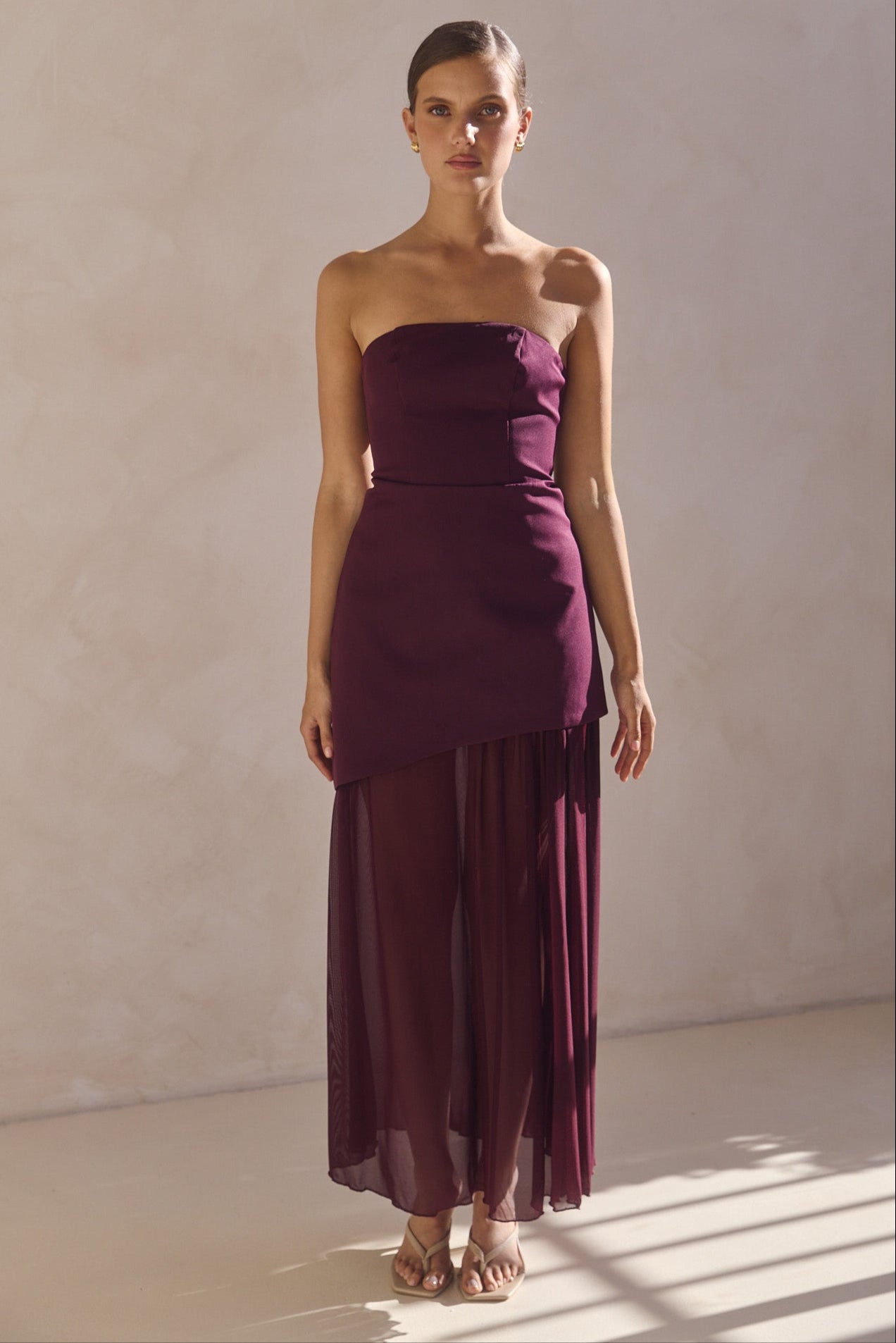 Juliana Maxi Dress (Plum)