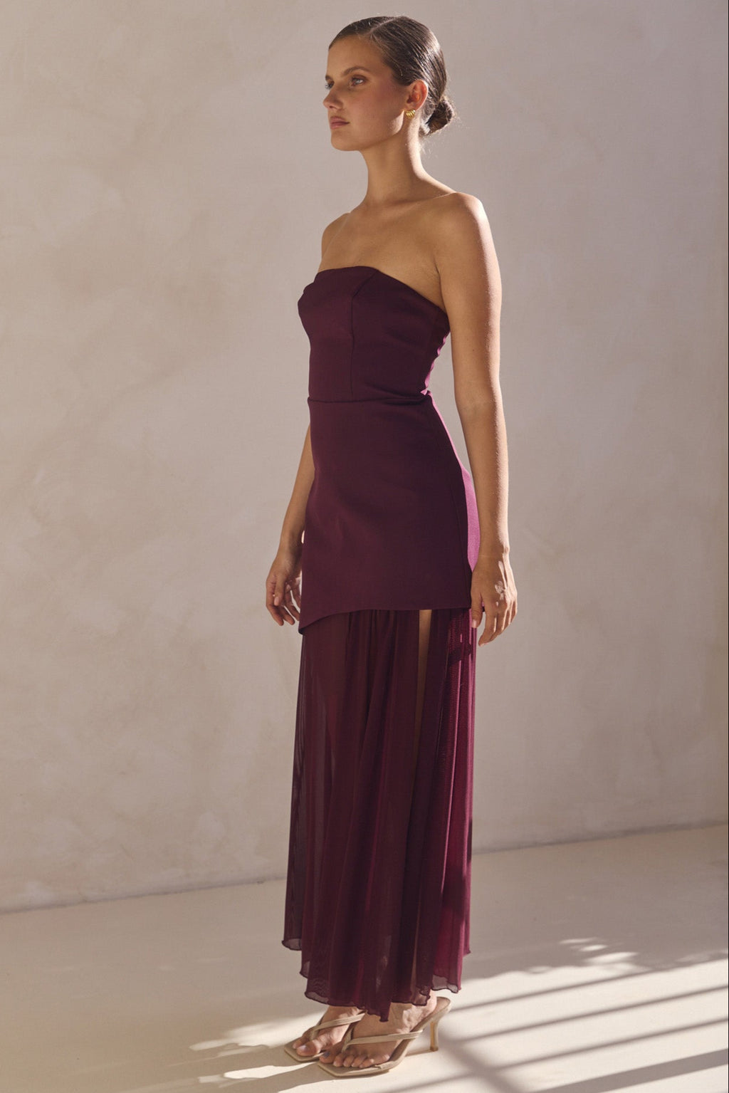 Juliana Maxi Dress (Plum)