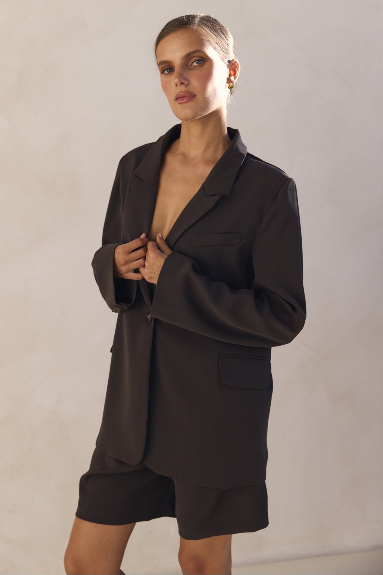 Bermuda Blazer (Chocolate)