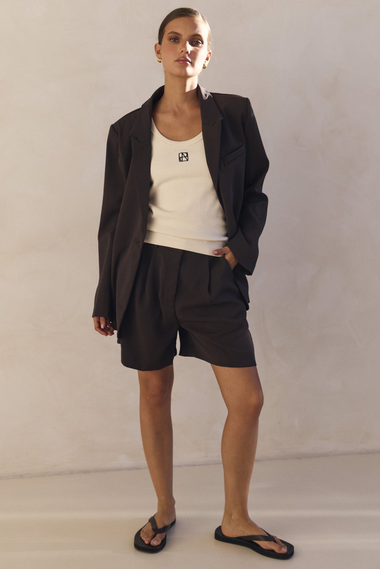 Bermuda Blazer (Chocolate)