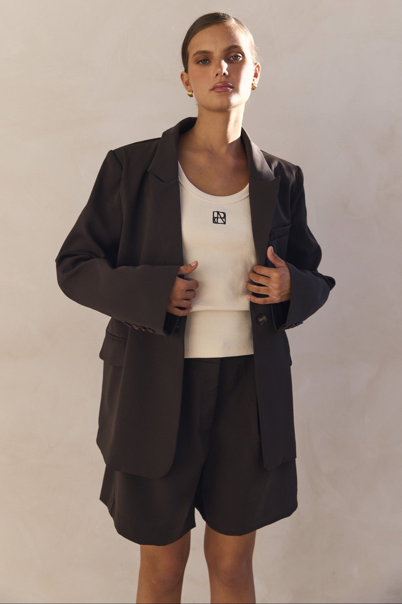 Bermuda Blazer (Chocolate)