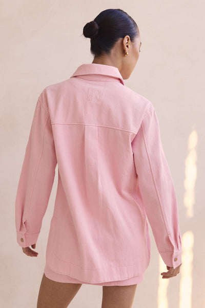 Dakoda Denim Shirt (Blush)