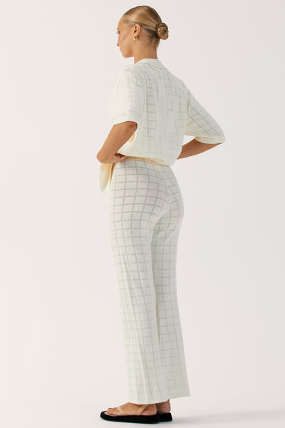 Solstice Knit Pant (Cream)